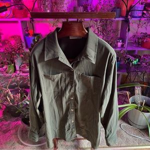 Vintage green button up!